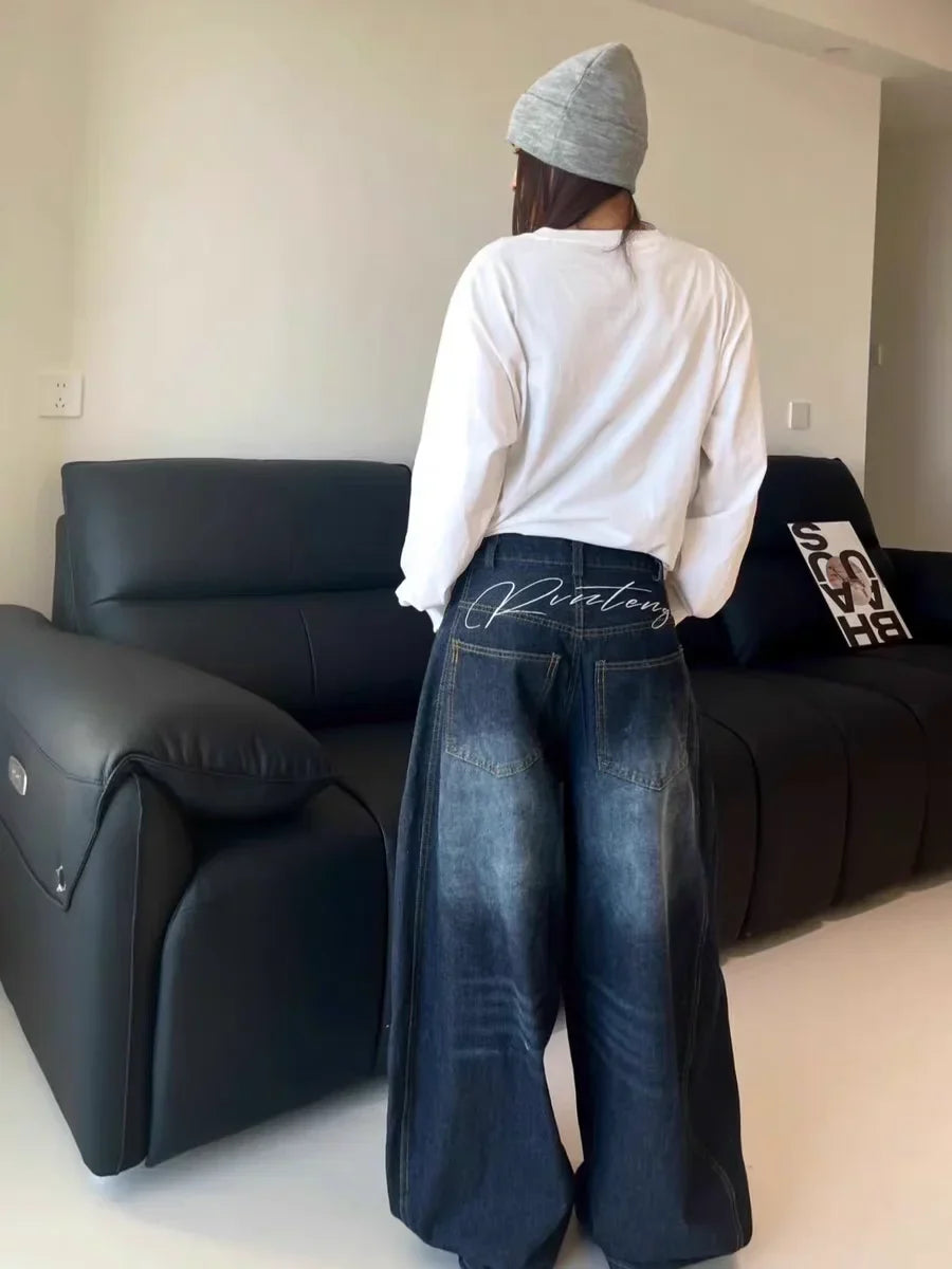 Trendy Women's Y2K Baggy Jeans