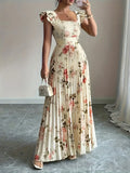 Chic Summer Floral Midi Dress