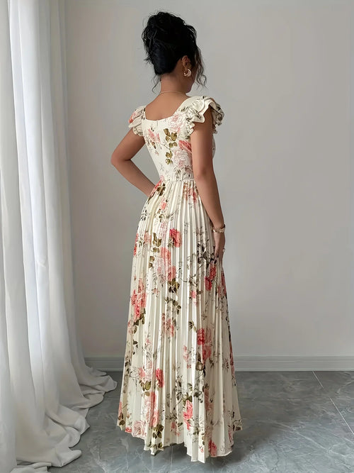Chic Summer Floral Midi Dress