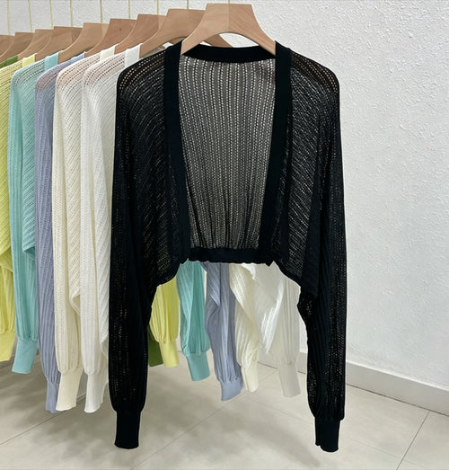 Chic Open Front Knitted Cardigan