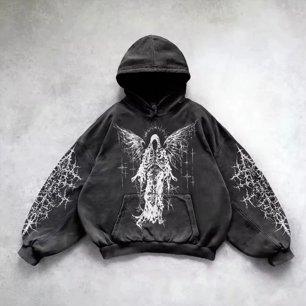 Gothic Streetwear Hip Hop Hoodie
