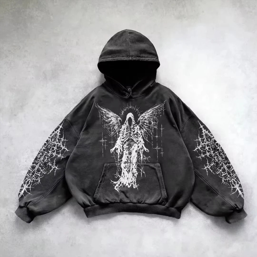 Gothic Streetwear Hip Hop Hoodie
