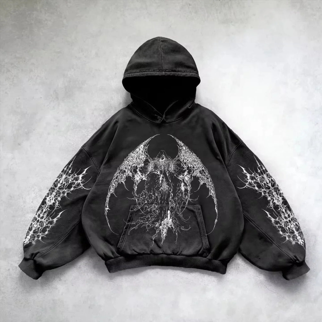 Gothic Streetwear Hip Hop Hoodie