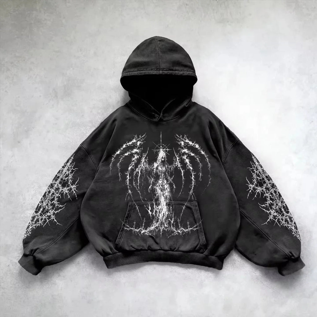 Gothic Streetwear Hip Hop Hoodie